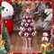 7 Inch Mini Christmas Trees with Christmas Ball Decorations (Pink)